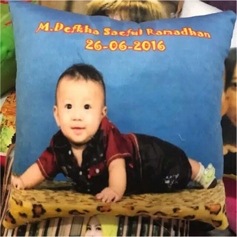 Bantal Foto Custom 40X40