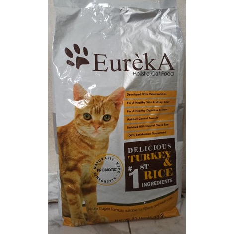 makanan kucing eureka cat 9,07kg gojek grab makanan kucing eureka