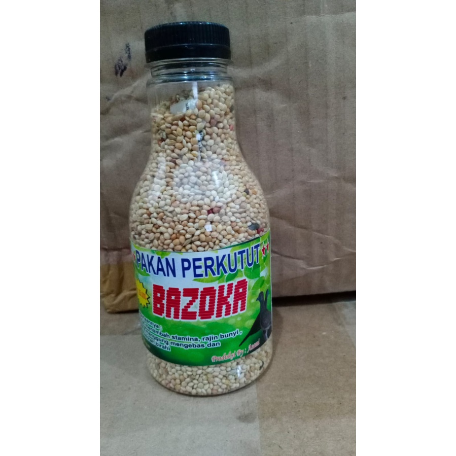 pakan perkutut bazoka pakan berkualitas untuk burung perkutut bangkok dan lokal Best seller