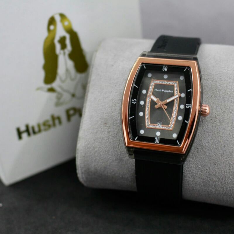 jam tangan wanita Hush puppies tali Rubber