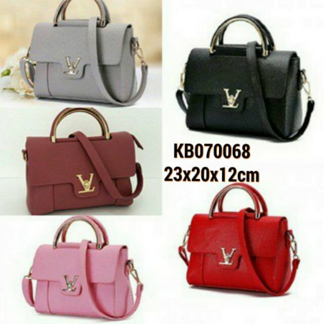 RESTOCK Tas Fashion Batam Import Branded LV Louis Vuitton KB070068 Handbag SlingbagO