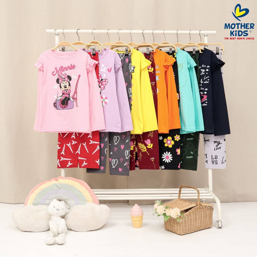 Setelan anak Set Ruffle Mickey By Mother Kids