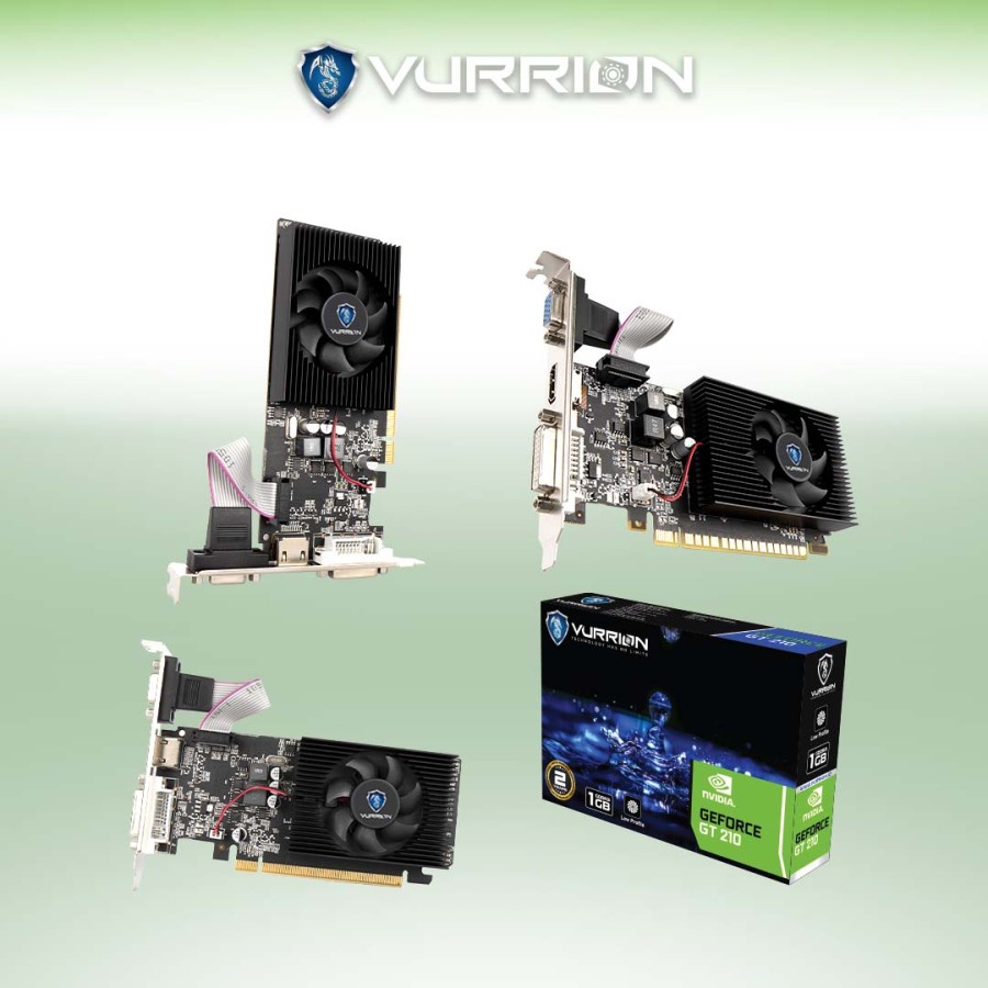 VGA NVIDIA VURRION GT 210 / GT210 LP 1GB DDR3 64-BIT