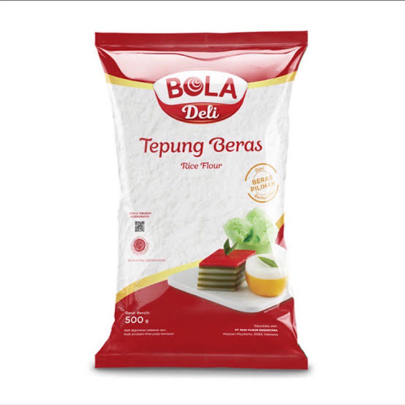 

Tepung Beras Putih Bola Deli 500gr