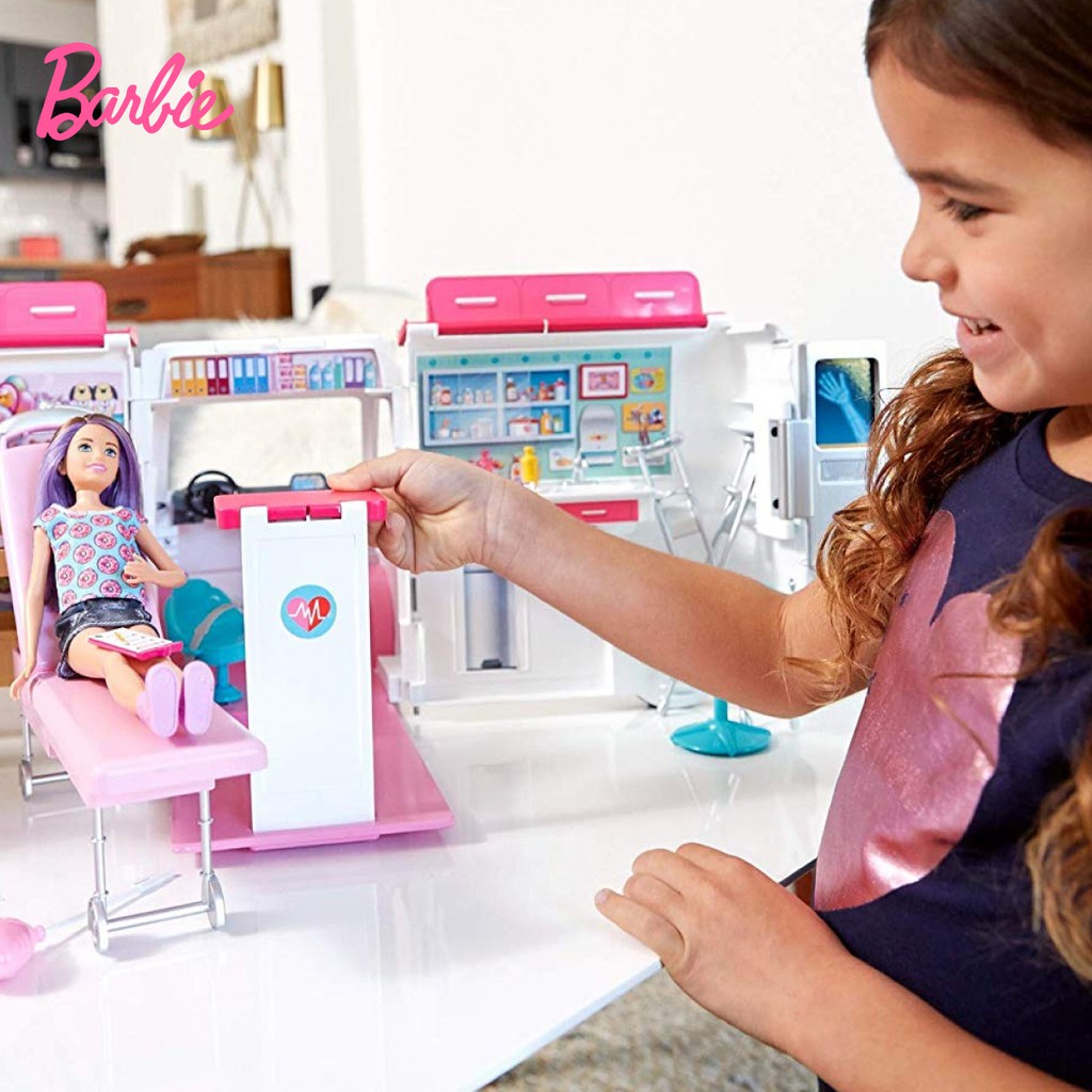 barbie ambulance video