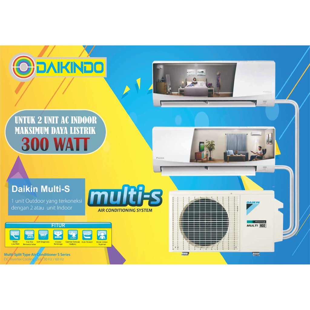 Jual Ac Daikin Multi S Koneksi Mkc Svm Pk Pk Unit Only