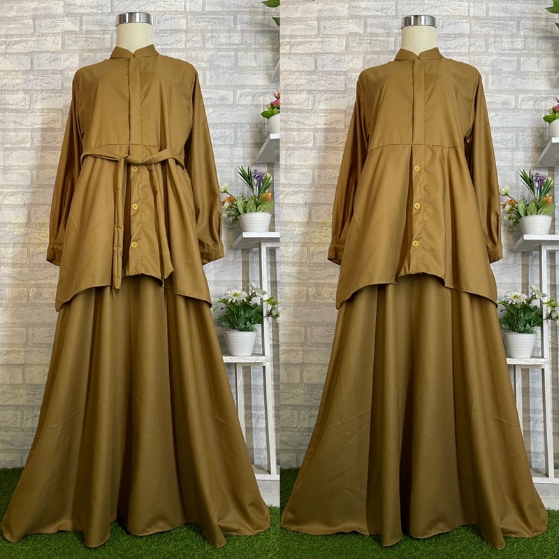 Gamis Pemda Toyobo Polos. Gamis Seragam PNS