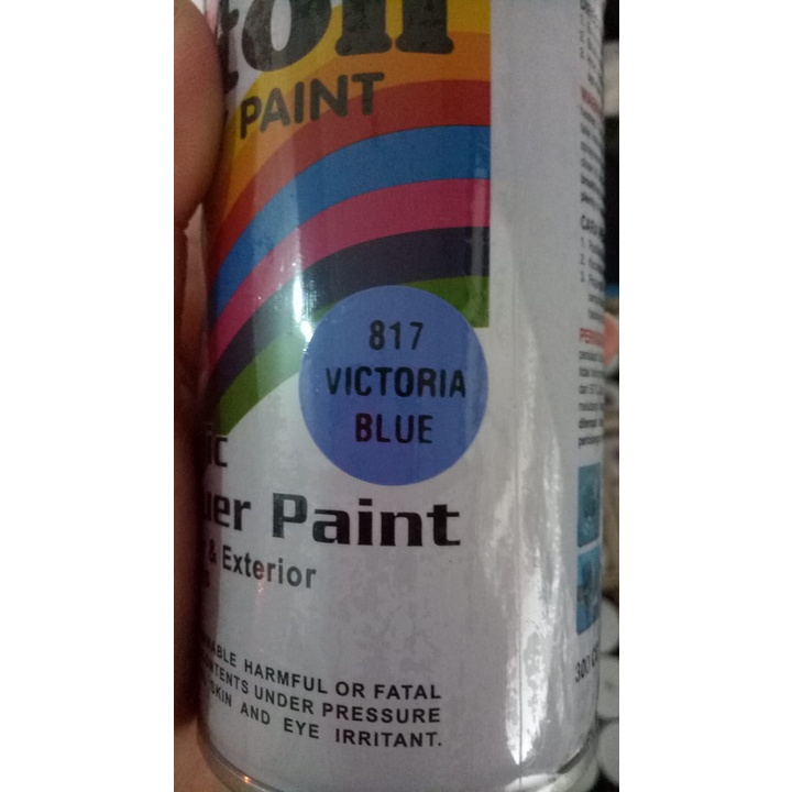 cat semprot Pilok pilox diton victoria blue 817 300cc biru cerah 300cc