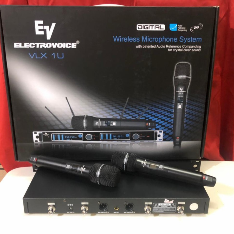 Mic Wireless EV Electro Voice VLX 1U Original Multichannel VLX1U