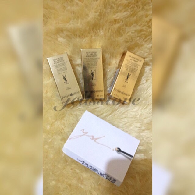 Ysl All Hours Touche Eclat Foundation Ink Original Asli Full Size Mini Size