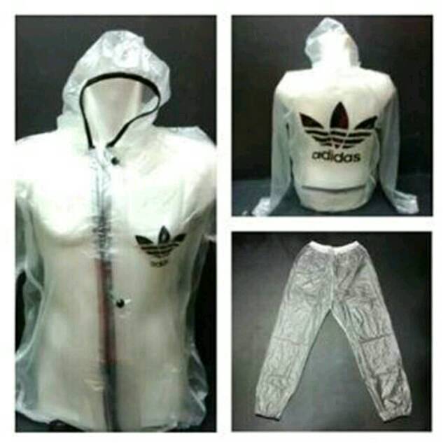 Saku belakang Jas hujan sauna suit adidas BEST BE