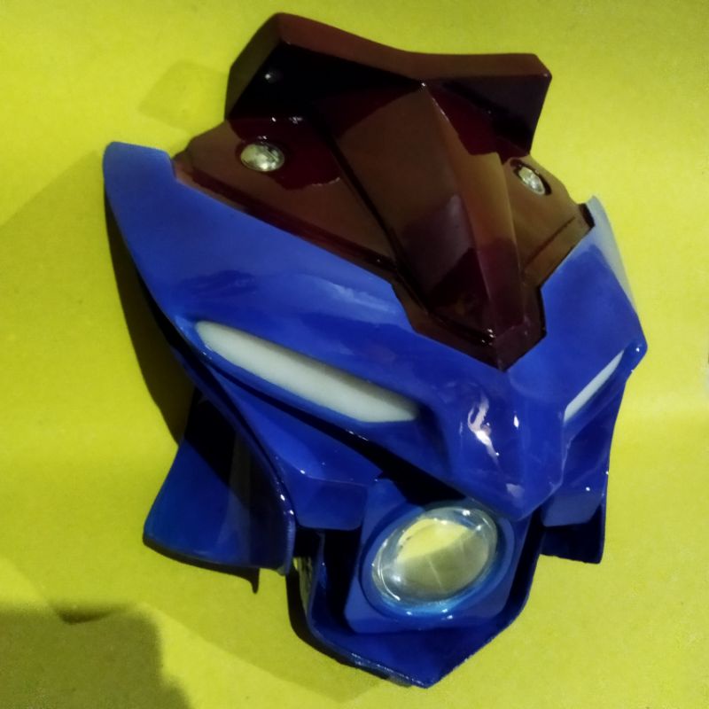 headlamp ala MT25 custom lampu depan custom untuk variasi motor vixion, CB150R, verza dll
