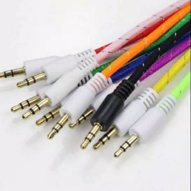 Kabel Aux 3.5mm Tali Sepatu