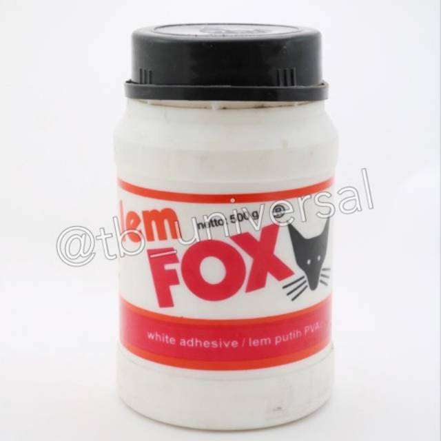 

LEM FOX PUTIH BOTOL 300 GRAM / LEM PVAC
