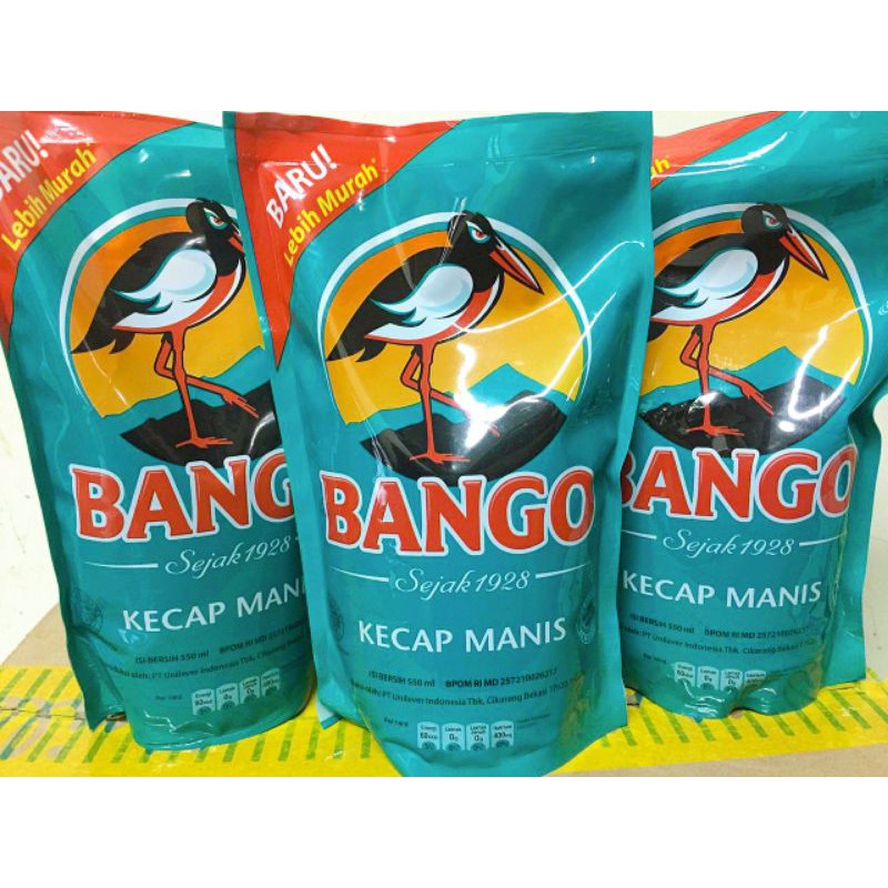 Kecap BANGO 520 ml Kemasan Refill Pouch | Kecap Manis BANGO