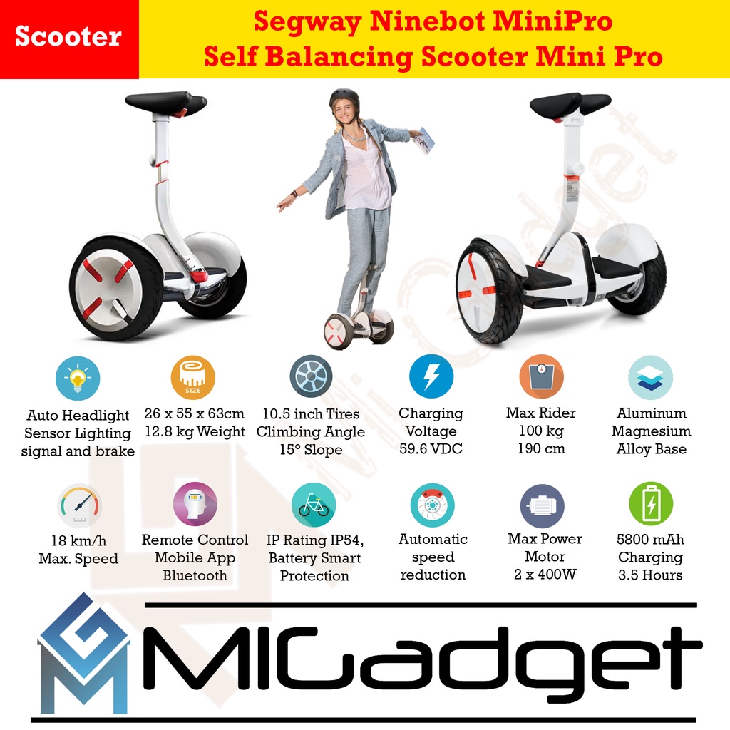 Segway Ninebot MiniPro Self Balancing Scooter Mini Pro