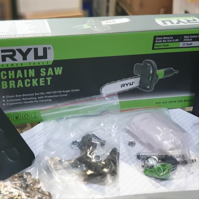 Mini Chainsaw RYU Chain Saw Adaptor Mesin Gerinda Tangan