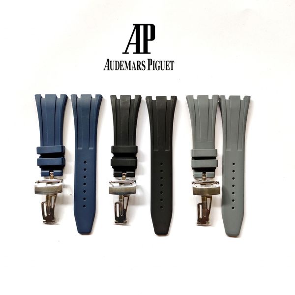 TALI JAM TANGAN AP AUDEMARS PIGUET RUBBER 26MM.