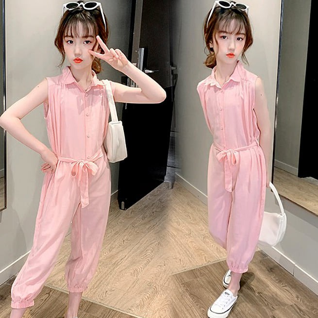 Jumpsuit Anak Perempuan Anita PINK/GREEN