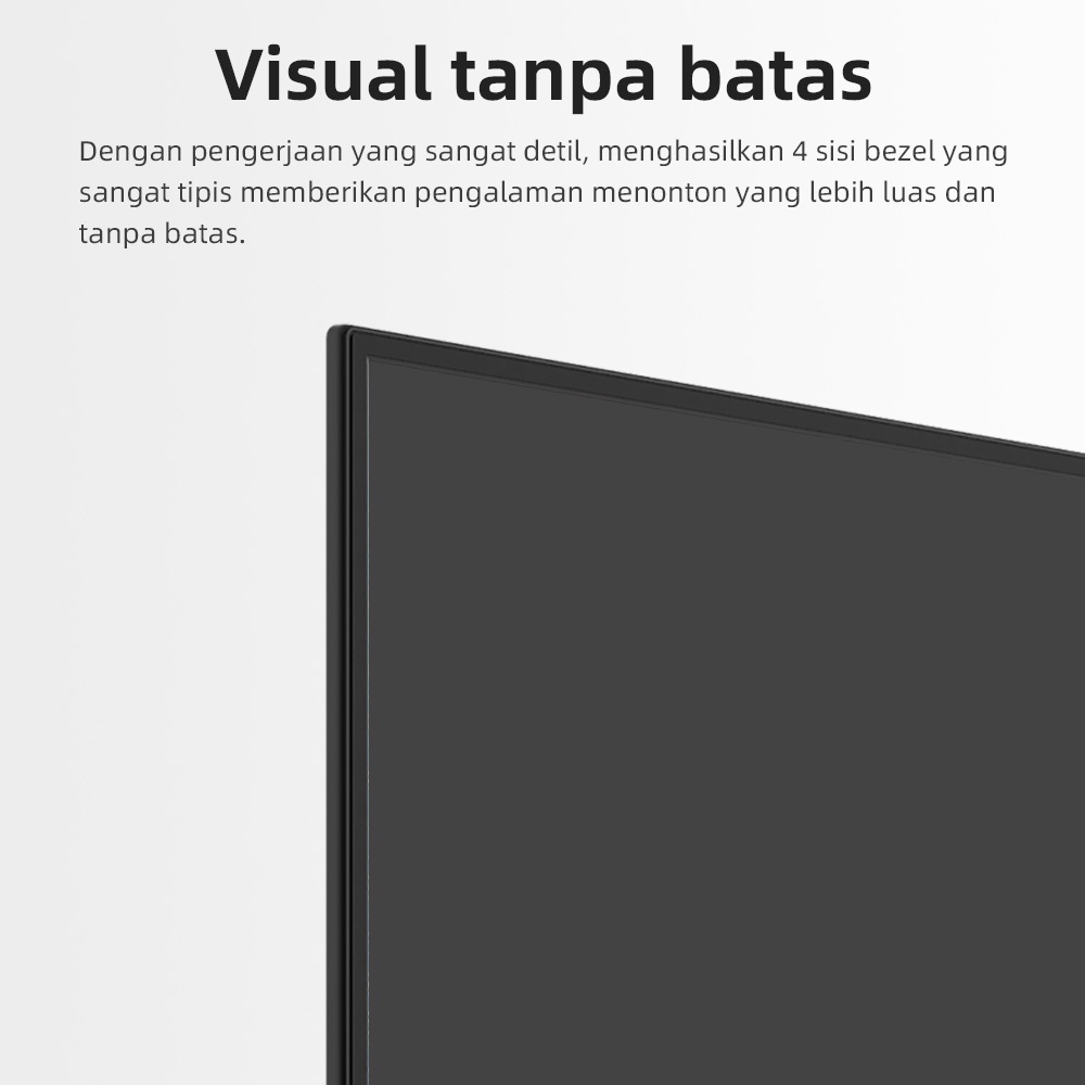 （Beli TV sekarang dan dapatkan braket gratis）LED DIGTAL TV 25 INCH HD FRAMELESS-HDMI/USB/VGA/VA-LAYAR GARANSI 1 TAHUN SUPPORT