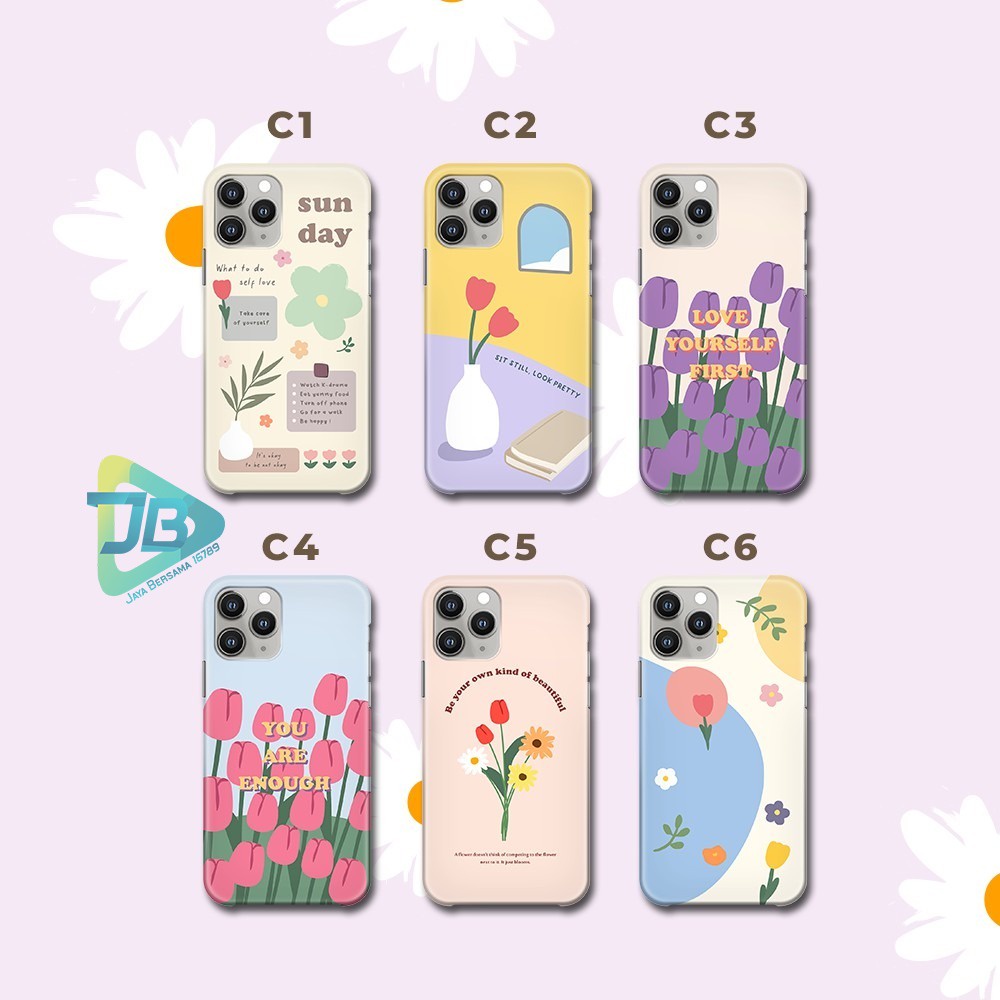 HARDCASE CUTE FLOWER OPPO VIVO XIAOMI SAMSUNG REALME IPHONE ALL TYPE JB5701