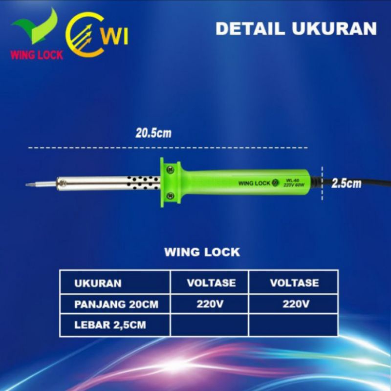 solder,,/soldering iron 60 Watt winglock