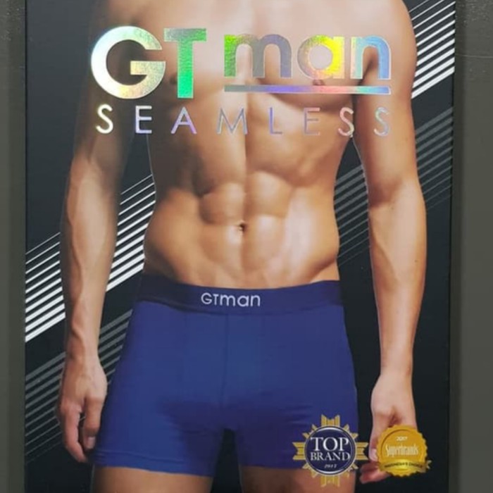 GT Man Seamless Boxer A05 Celana Dalam Pria - Original - RANDOM M