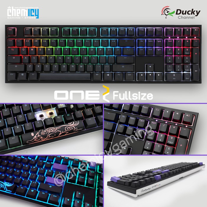 Ducky One 2 RGB Fullsize Mechanical Gaming Keyboard