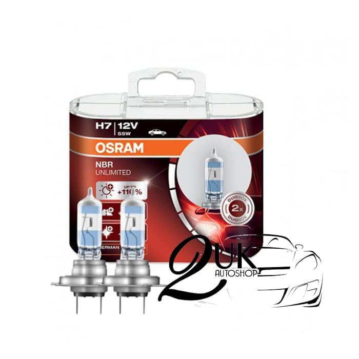 Lampu Bohlam Mobil OSRAM NBR / NBU / NIGHTBREAKER / NIGHT BREAKER H7