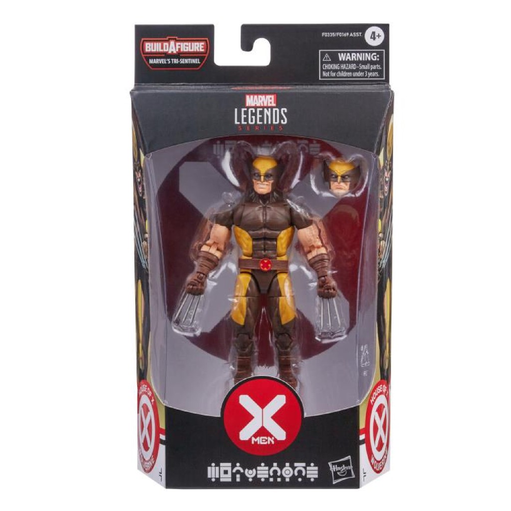 MARVEL Legends Series X-Men Wave Wolverine Figure BAF Tri-Sentinel