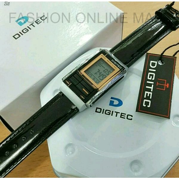 jam tangan wanita tali kulit digitec 3052 black - jam tangan digitec - jam digitec pria - jam digite