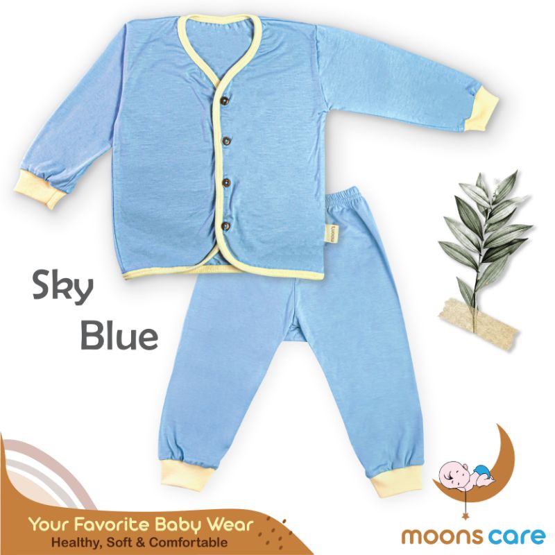 STELAN PANJANG POLOS KANCING MOONS/STELAN PANJANG BAYI/BAJU BAYI