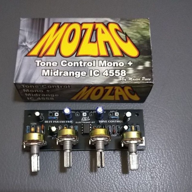 Tone control mono + midrange ic4558 Mozac