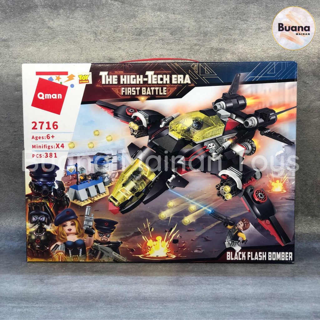 BRICKS QMAN THE HIGH TECH ERA #2716 MAINAN EDUKASI ANAK