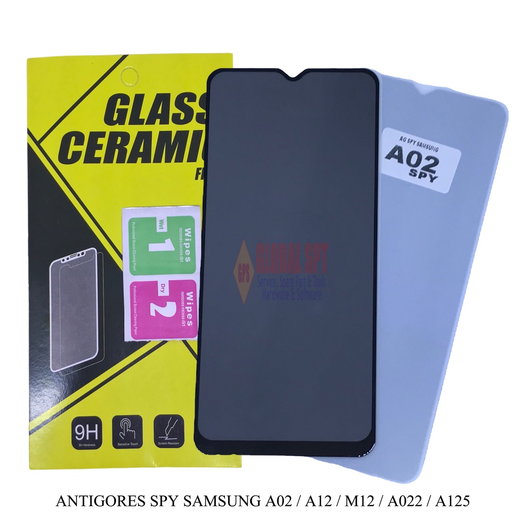 SPY SAMSUNG A02 / ANTIGORES / TEMPERED GLASS SAMSUNG A12 / M12 / A022 / A125