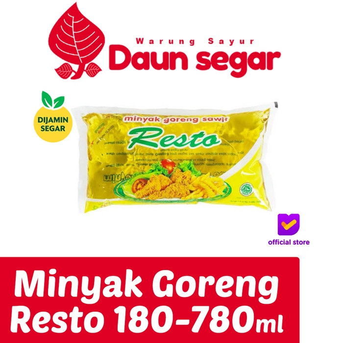 

Minyak Goreng Resto Bantal 180ml 360ml 720ml