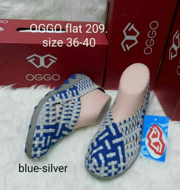 Sepatu Rajut Wanita OGGO 209 Flat ORIGINAL