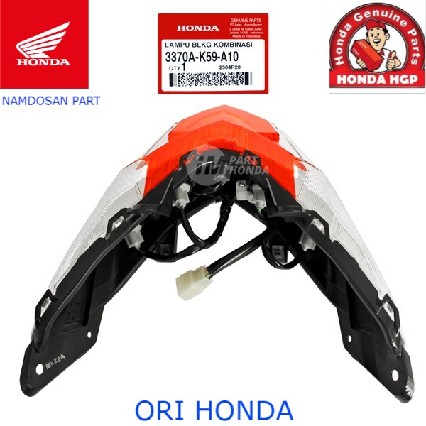 Ahm 3370A-K59-A10 Stop Lamp Lampu Belakang VARIO 125 150 LED old lama 2015 - 2017