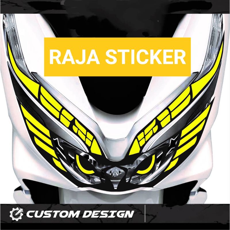 Sticker stiker lampu alis pcx 150