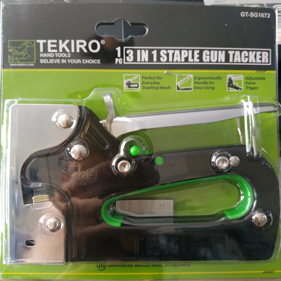 

Tekiro Staples tembak 6 - 14 mm Staple gun tacker 3 in 1 Steples