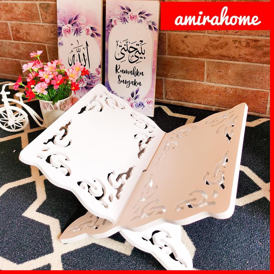 PROMO 7.7 Meja Lipat Tatakan Rekal Baca Al Quran Kecil Tempat Alquran ngaji Meja baca buku