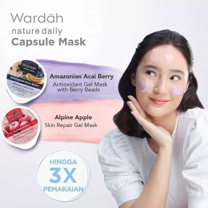 ❣️Rakkistore99❣️Wardah Nature Daily Capsule Mask 10ml (100% Original)