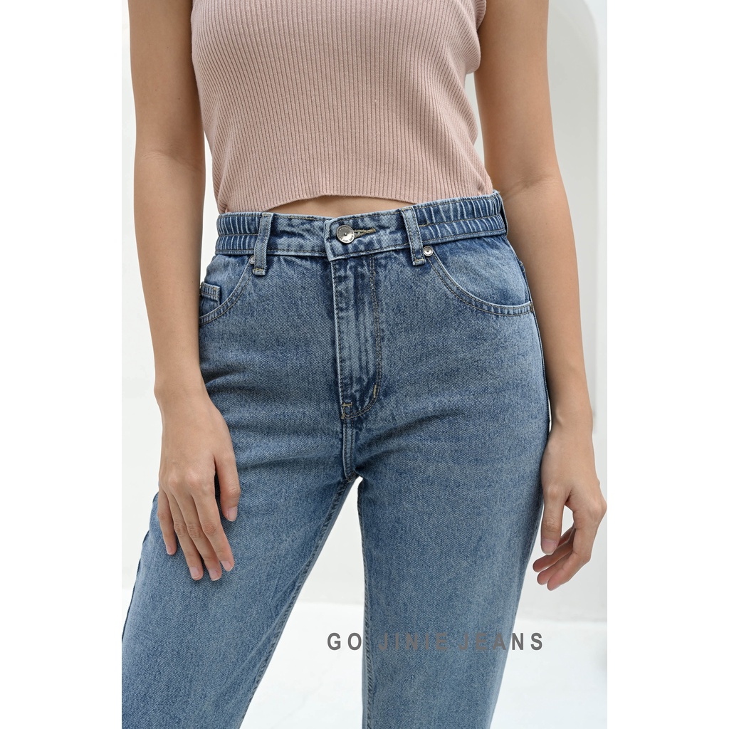 GOJINIEJEANS - Highwaist Boyfriend Jeans - 3296 -  COMFORT BOYFRIEND