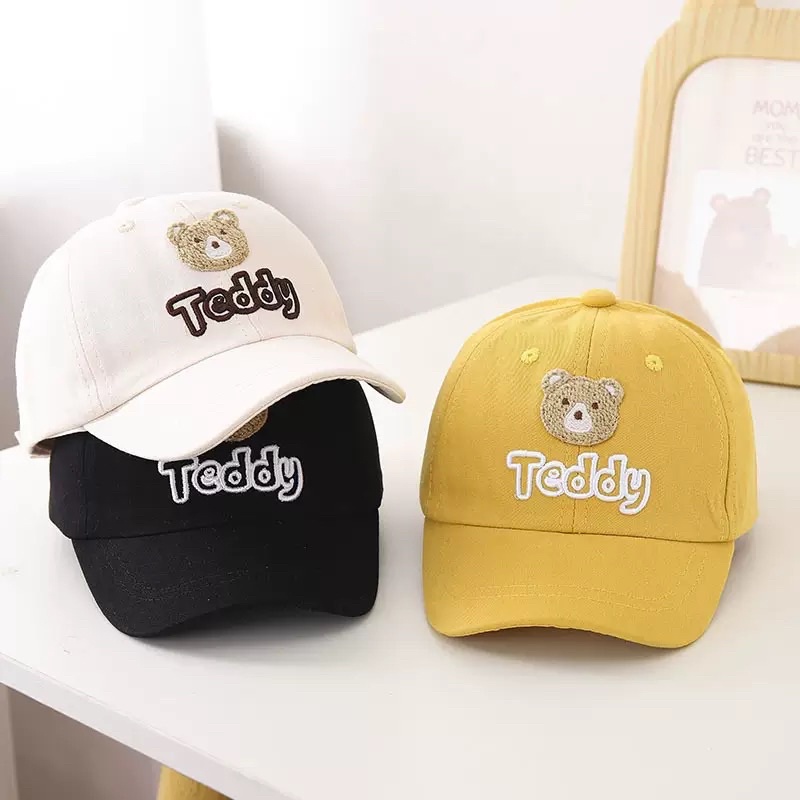 Topi Baseball Anak Laki Laki Anak Perempuan Import Model TEDDY