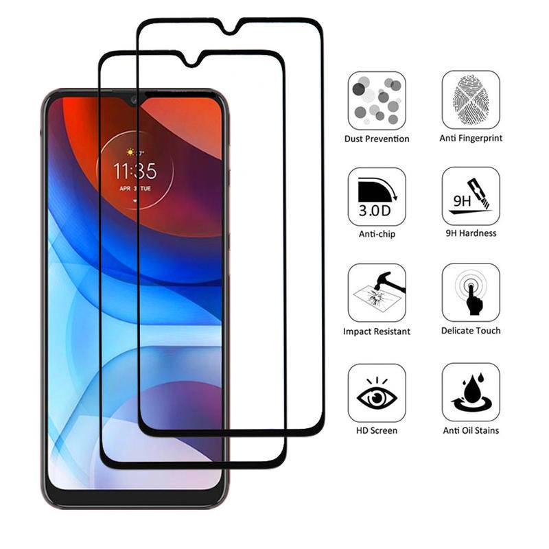 Pelindung Layar Tempered Glass 9D Full Coverage Untuk Motorola Moto G 10 20 31 50 4G 30 Moto G10 Power 4G