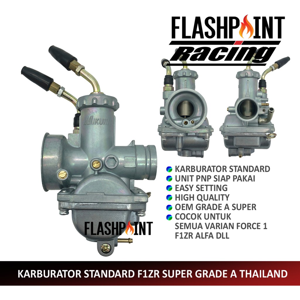 (BISA COD) KARBURATOR MIKUNI F1ZR FORCE 1 ONE ALFA FIZR F1ZR F1 ZR MIKUNI CRYPTON ALPA ALPHA GRADE A SUPER STANDARD STANDAR