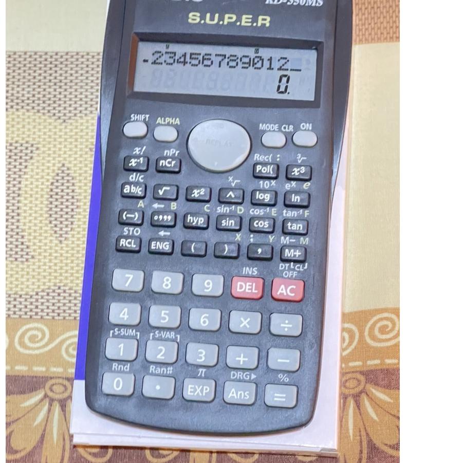 

Flash Sale Kalkulator Sekolah Scientific KADIO - Kalkulator Sekolah Ujian Sin Cos Tan Ulangan