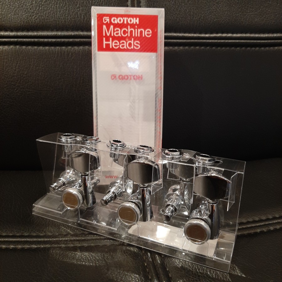 Gotoh SGS510 MGT Guitar Tuner L3 R3 Chrome