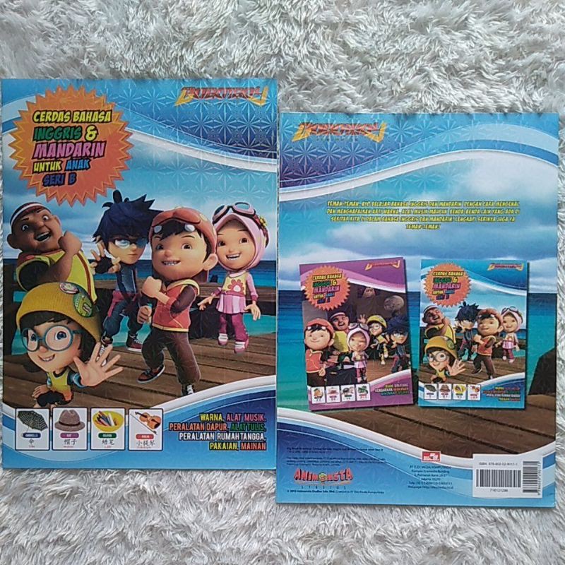 Big Book Boboiboy - Cerdas Bahasa Inggris dan Mandarin untuk Anak Seri B