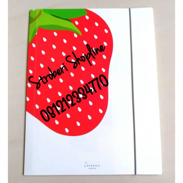 

Map File A4 Strawberry Tali Karet Uk. 32x24.5cm